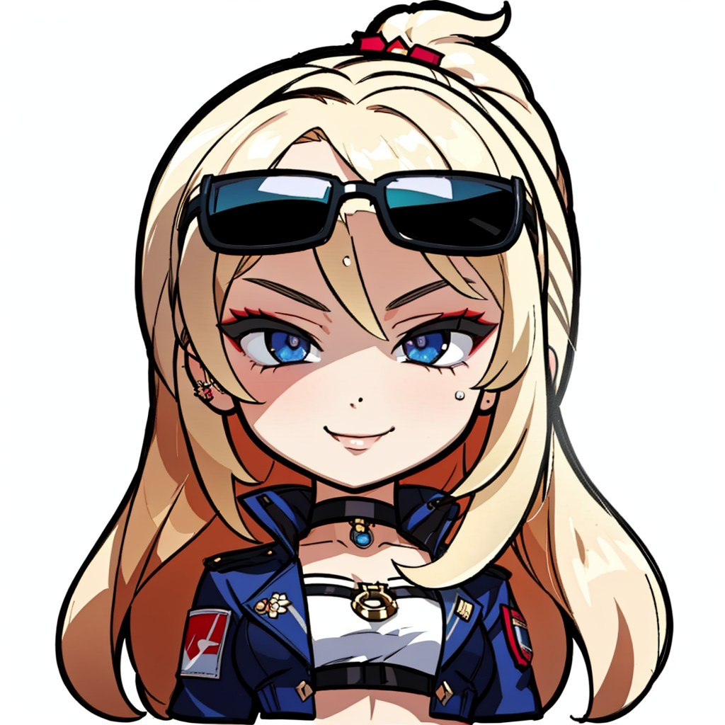 13207-3473658852-((Masterpiece, best quality)),edgQuality,smirk,smug, _chibi blonde Nadia with sunglasses and a choker_ _lora_Ultimate_Nadia_0.5_.png